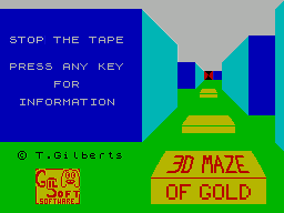 3D Maze of Gold (1982)(Gilsoft International)